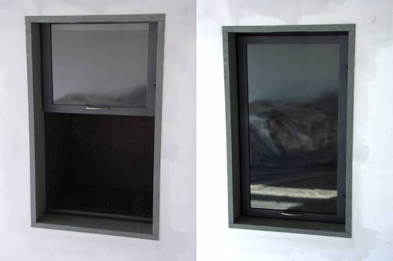 Cheminée Trou à feu vertical au Val